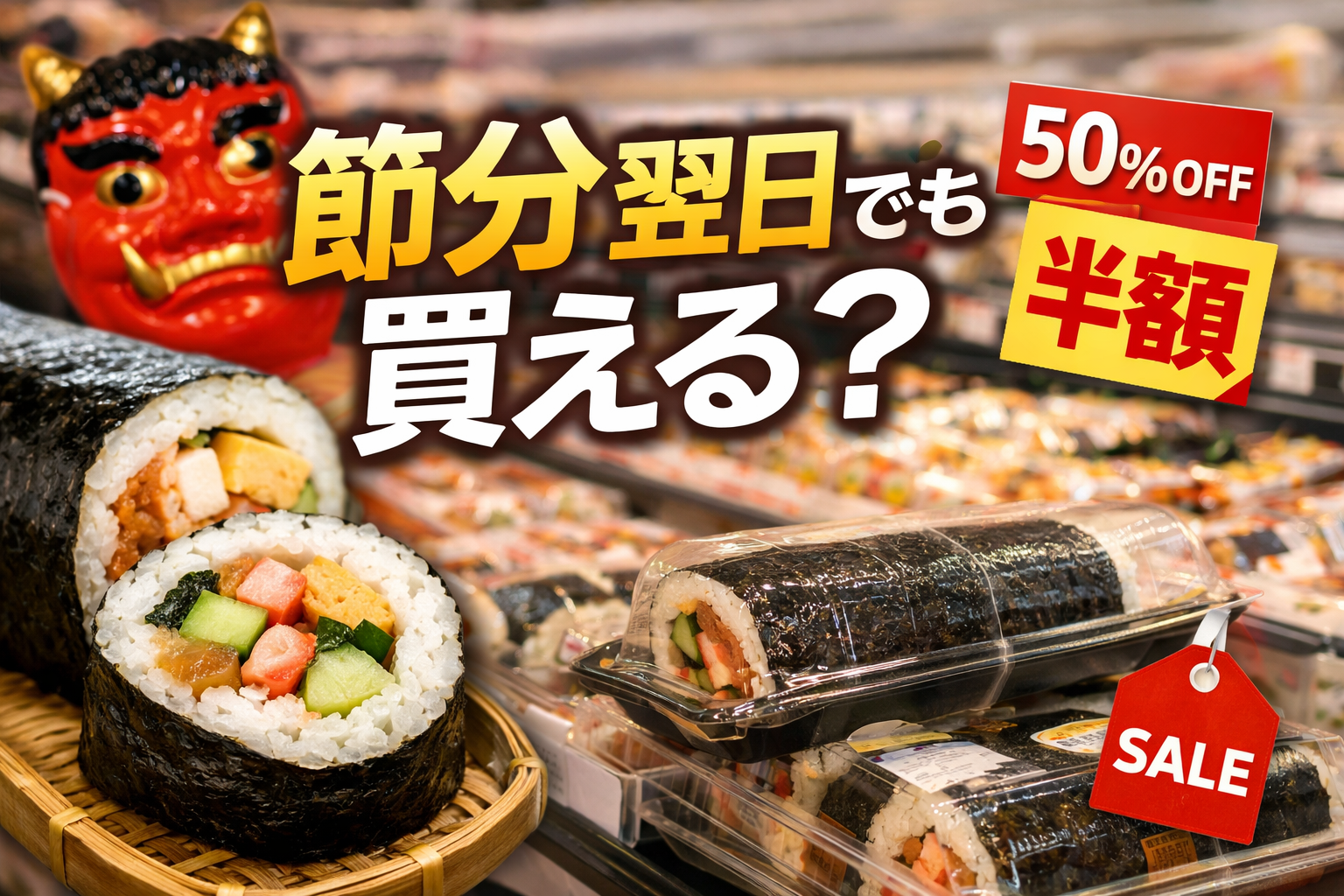 節分翌日でも恵方巻きを安く買う方法｜売れ残りの現実と値引き攻略ガイド