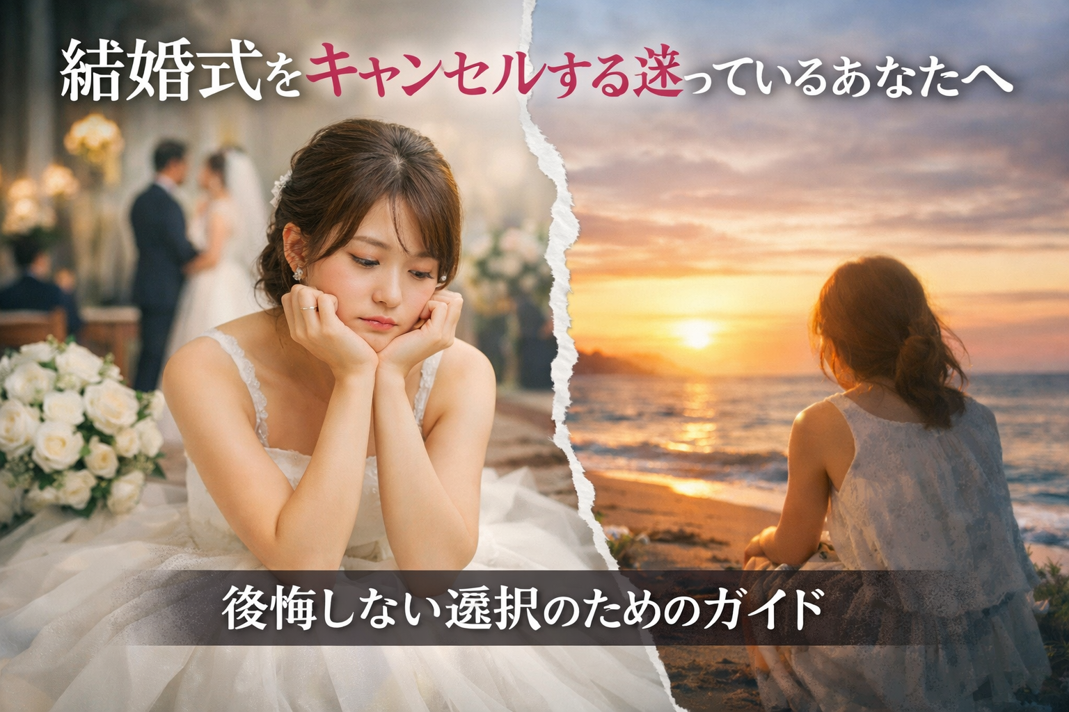 結婚式をキャンセルするか迷っているあなたへ｜後悔しない選択のためのガイド