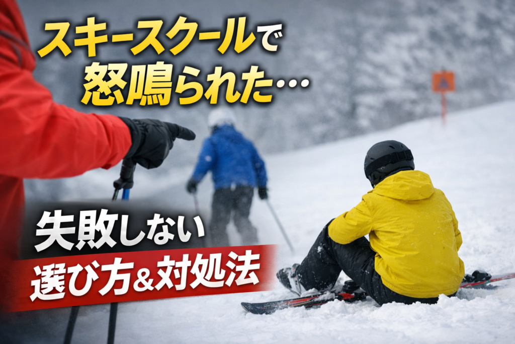 良いスキーレッスンは安全設計で決まる｜公認校の探し方・地雷イントラ回避チェック
