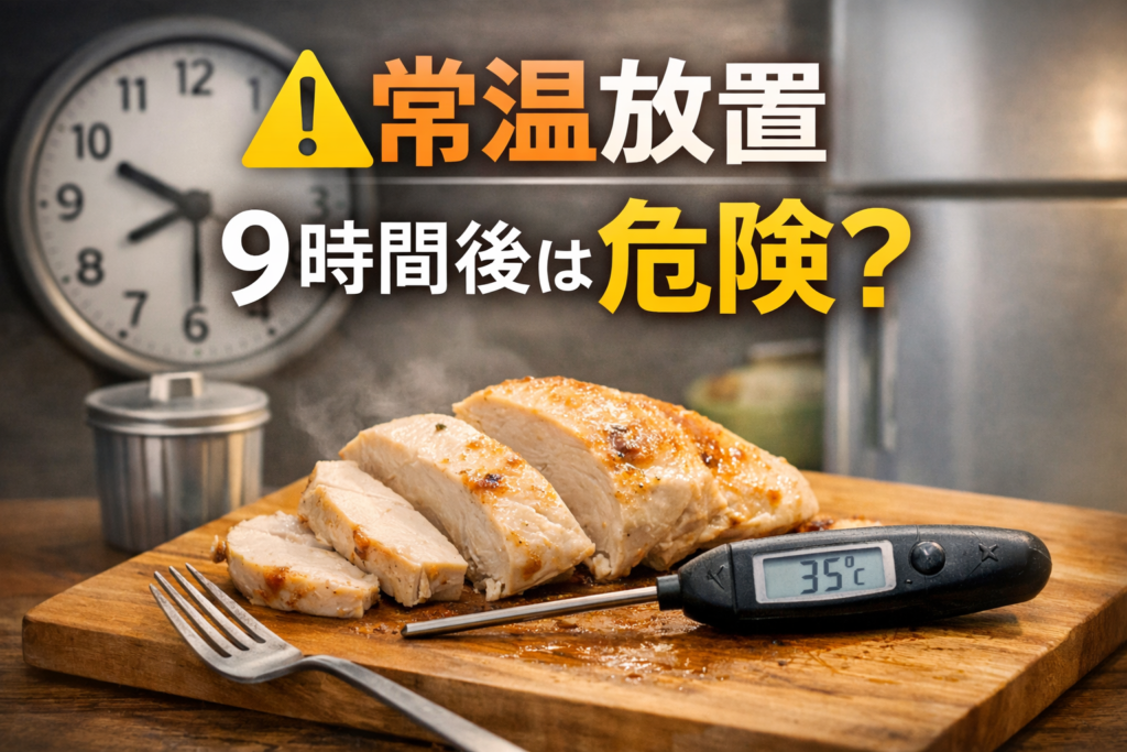サラダチキンを常温放置したら食べていい？2時間ルールで判断する安全ガイド