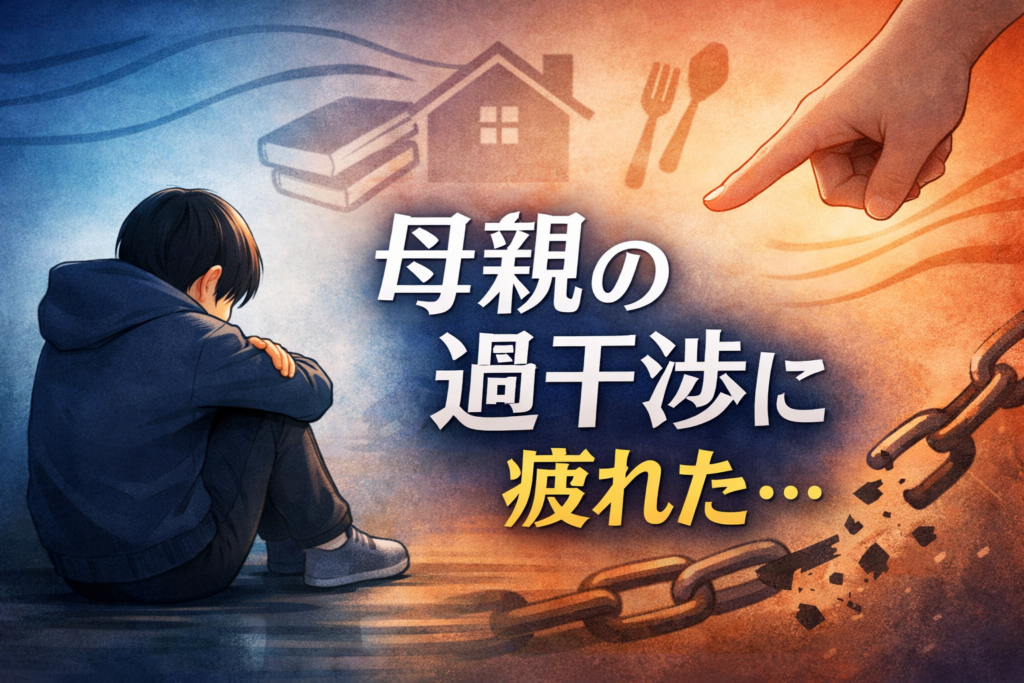 母親の過干渉がしんどい中学生へ：揉めずに距離を取る方法
