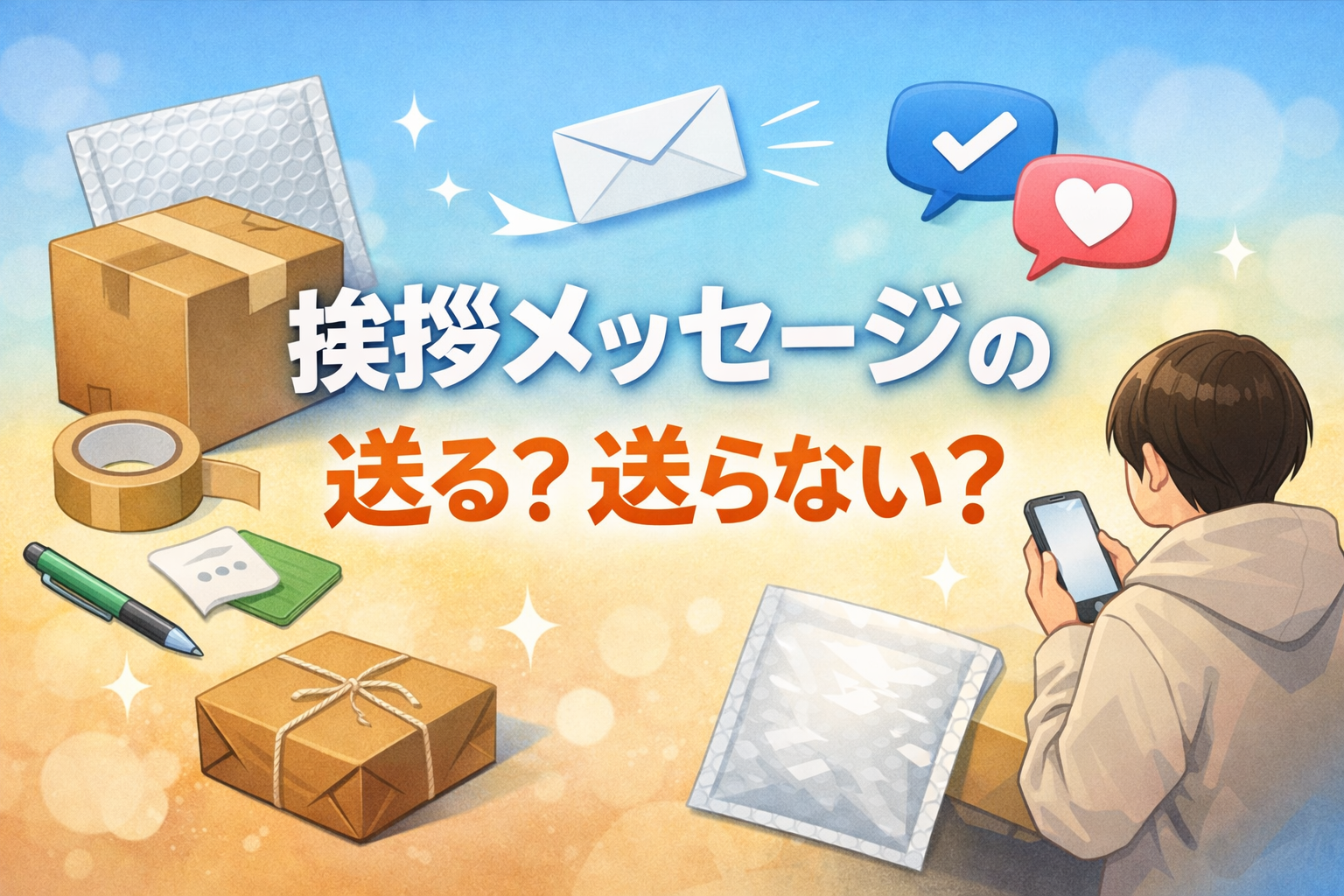 ラクマの挨拶メッセージは必須？無言取引で困らない判断基準