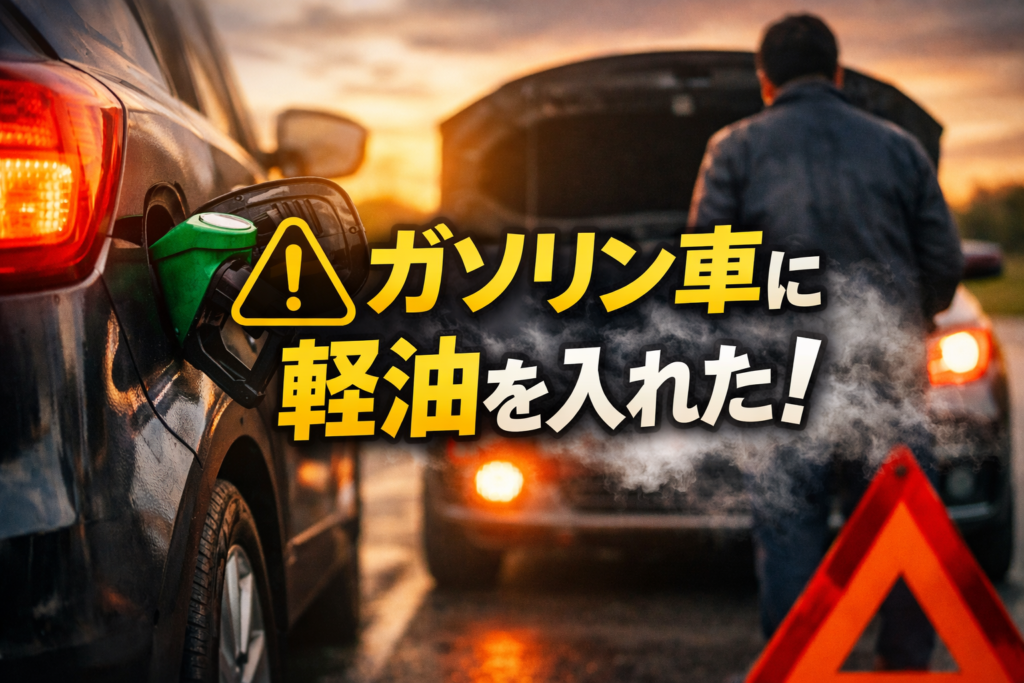 ガソリン車に軽油を入れた…修理費はいくら？最初の10分で損失を減らす対処法