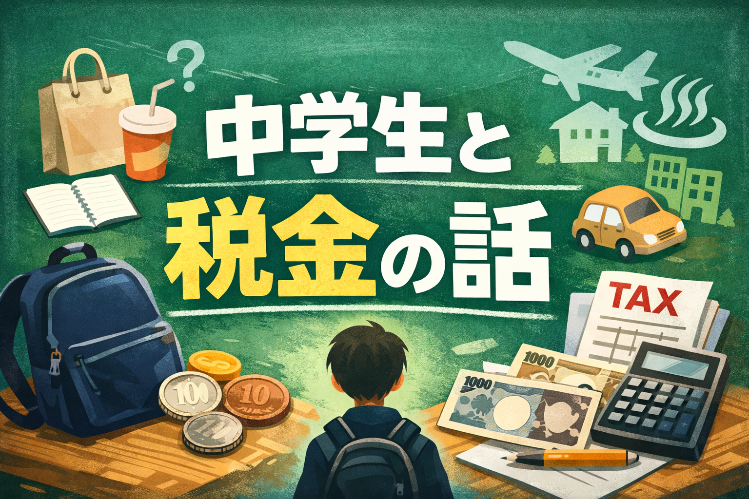 中学生の税金は消費税だけ？条件で変わる「払っている税」の全体像