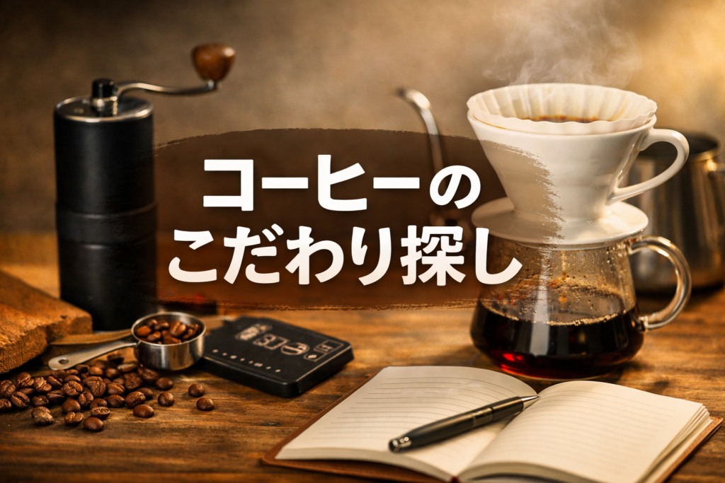 コーヒーのこだわりがない人へ。自分の「好き」を言語化する5つの軸