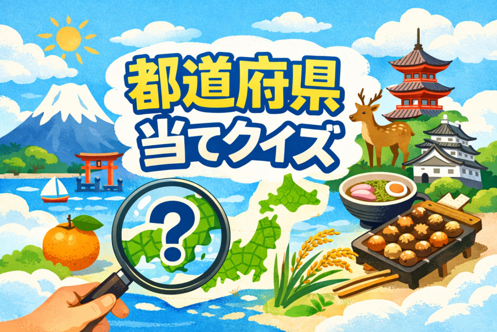 都道府県当てクイズの作り方｜盛り上がる出題テンプレとNG例