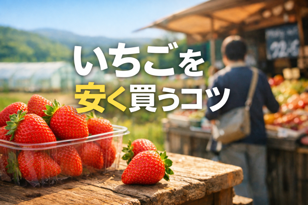 いちごを安く買う方法｜産地直売は本当にお得？損しない選び方を解説