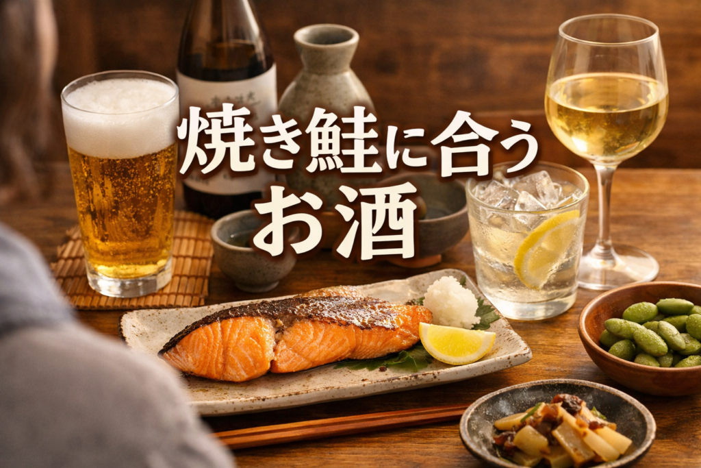 焼き鮭に合うお酒は？日本酒・ビール・レモンサワーの正解を家飲み目線で解説