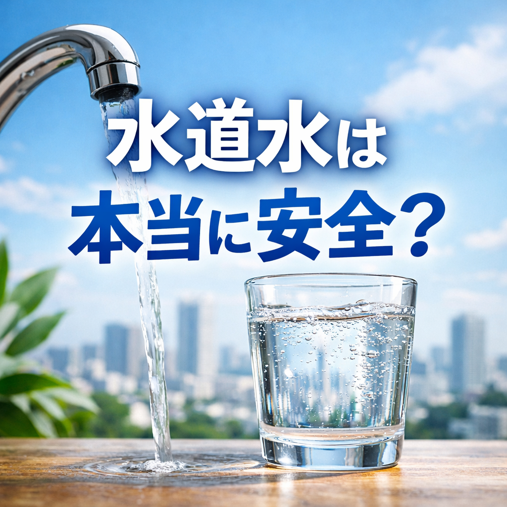日本の水道水はそのまま飲める？安全性と不安の正体をわかりやすく整理